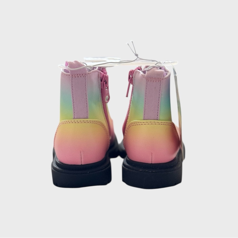 Cat & Jack Toddler Girls’ Rainbow Pink Boots Size 5 NWT - Picture 6 of 7